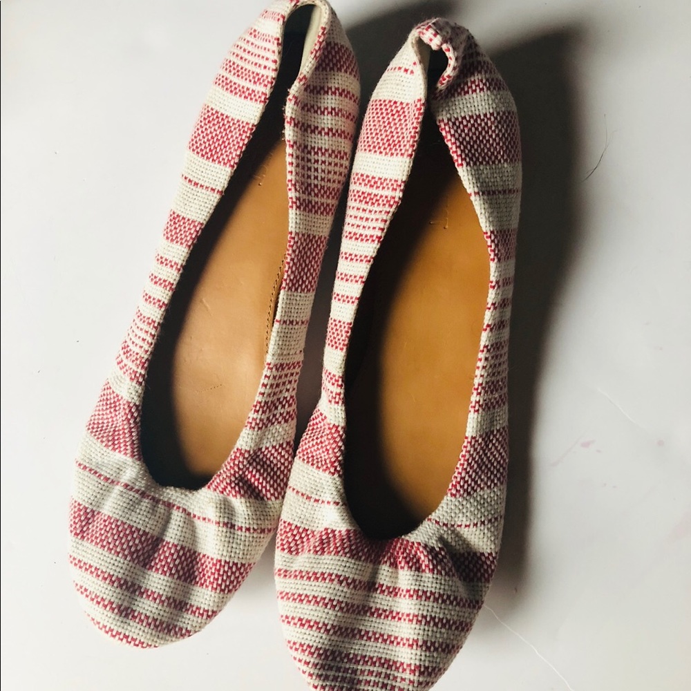 Nine West canvas flats